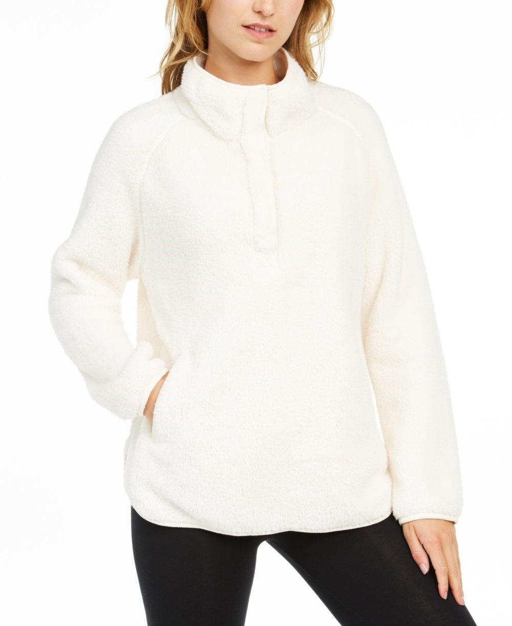 32 Degrees Women's Fleece Sweater White Size Small