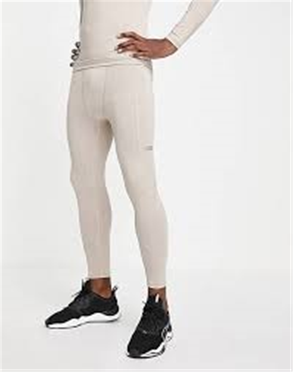 32 Degrees Men's Base Layer Leggings White Size Large