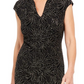 Connected Women's Cap-Sleeve Embellished Dress Black Size 10