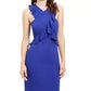 Trina Trina Turk Women's Avebury Crisscross Ruffle Dress Purple Size 12