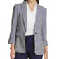 DKNY Women's Marled One Button Blazer Blue Size 6
