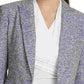 DKNY Women's Marled One Button Blazer Blue Size 6