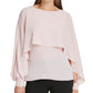 DKNY Women's Cape-Style Top Pink Size Large