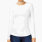 Aveto Juniors' Long Sleeve T-Shirt White Size Large
