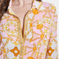 Guess Women's Madyson Printed Long-Sleeve Shirt Pink Size Medium