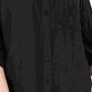 Michael Kors Women's Plus Swiss Dot Button-Down Top Black Size 1X