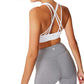 Cotton On Women's Strappy Sports Crop Bra White Size Small