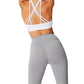 Cotton On Women's Strappy Sports Crop Bra White Size Small