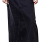 Moon River Cotton Studded Midi Skirt Black