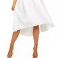 Quiz Women's Dip-Hem Skirt White Size 2