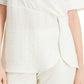 Alfani Women's Collared Surplice Blouse White Size Small
