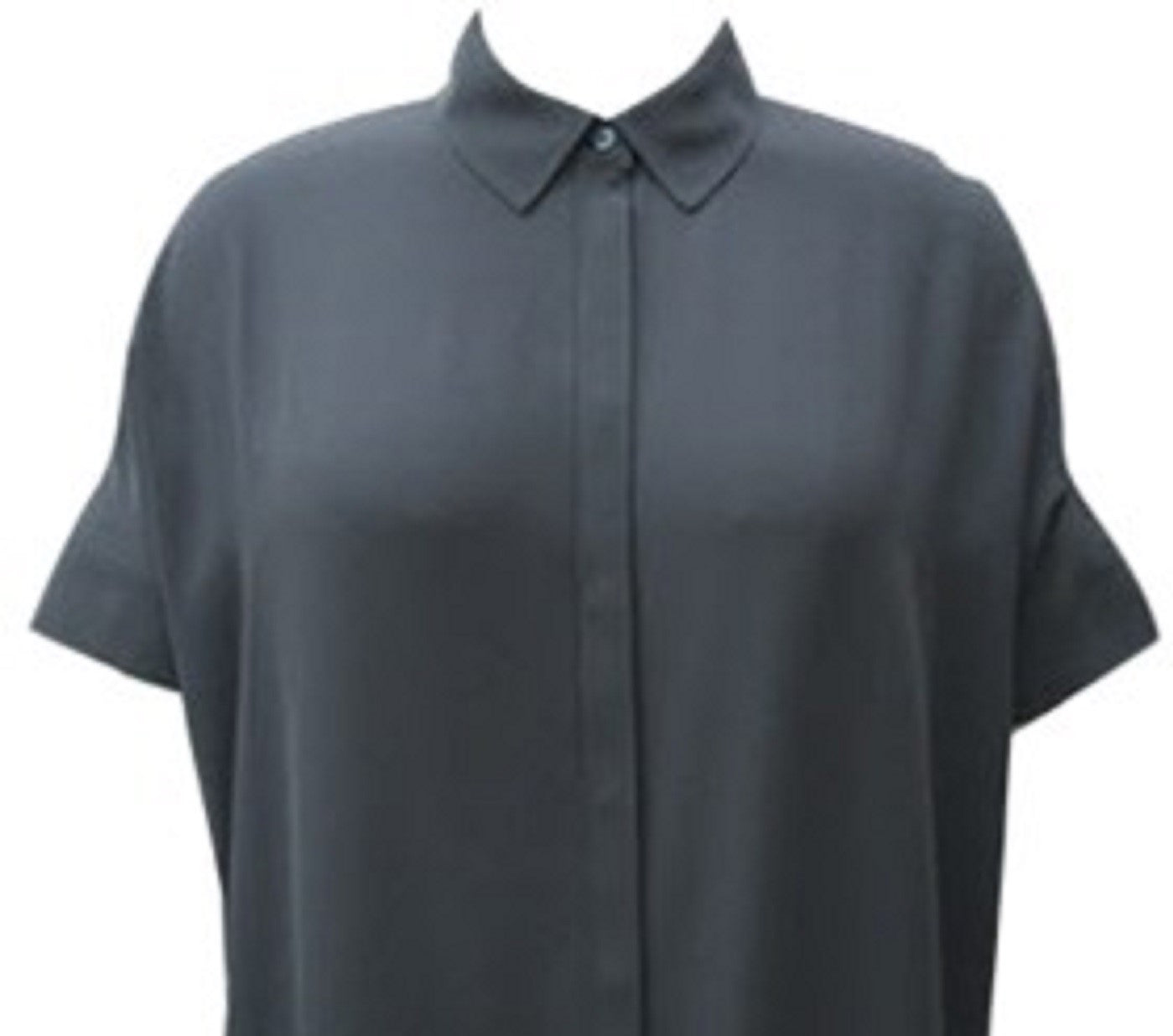 Alfani Women's Pleated-Back Shirt Black Size XX Large