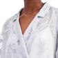 Alfani Women's Faux-Wrap Burnout-Detail Blouse Gray Size Large