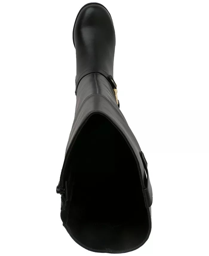 Karen Scott Vickyy Riding Boots Women's Shoes Black Size 5 M