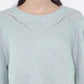 INC International Concepts Women's Volume-Sleeve Pullover Sweater Green Size Large