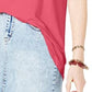 Style & Co Women's Swing Tank Top Red Size Small