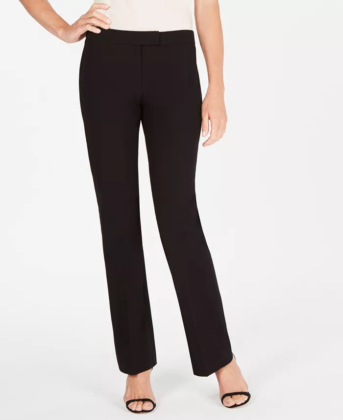 Anne Klein Women's Modern Dress Pants Black Size 8