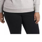 Vince Camuto Women's Plus Size Fold Over Neck Long Sleeve Top  Gray Size 3X