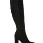 Circus By Sam Edelman क्लेयरमोंट टॉल ड्रेस बूट्स विमेन्स शूज ब्लैक साइज़ 10 M