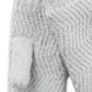 INC International Concepts Women's Chevron Knit Mittens Gray Size Regular