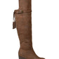 Journee Collection Women's Jezebel Boot Shoes Brown Size 7 M