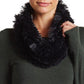 Steve Madden Women's Faux-Fur Infinity Scarf Black Size Regular
