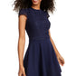 City Studios Junior's Lace Top Dress Blue Size 3
