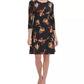 Tommy Hilfiger Women's Miranda Floral Dress Charcoal Size 6