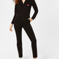 Dickies Juniors' Collared Jumpsuit Black Size Medium