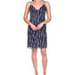 Michael Kors Women's Sailor Striped Dress Blue Size X-Large