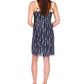 Michael Kors Women's Sailor Striped Dress Blue Size X-Large