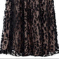 Xscape Women's Plus 3D Flower Gown Black Nude Size 18W