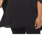 Michael Kors Women's Plus Ring-Shoulder Top Black Size 1X