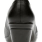Clarks Collection Women's Emslie Warbler Leather Shooties Shoes Black Size 7.5 M