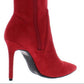 Jessica Simpson Women's Livelle Tall Stiletto Thigh High Boots Red Size 5.5 M