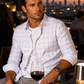 Matt Plaid Long Sleeve Tech Shirt