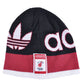 NBA Adidas Miami Heat KC73Z Cuffless Beanie Knit Toque Hat HWC Skully Black Red