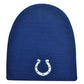 NFL Indianapolis Colts Blue Cuffless Knit Beanie Adult Mens