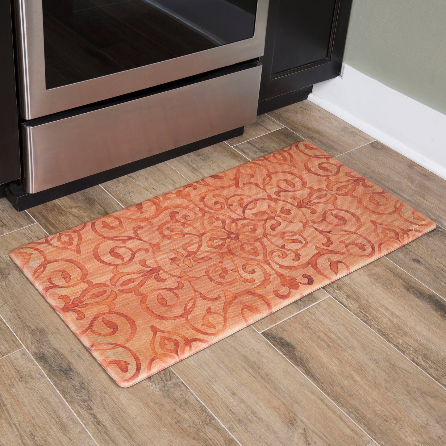 20"x39" Anti-Fatigue Embossed Floor Mat (RUSTIC MEDALLION)