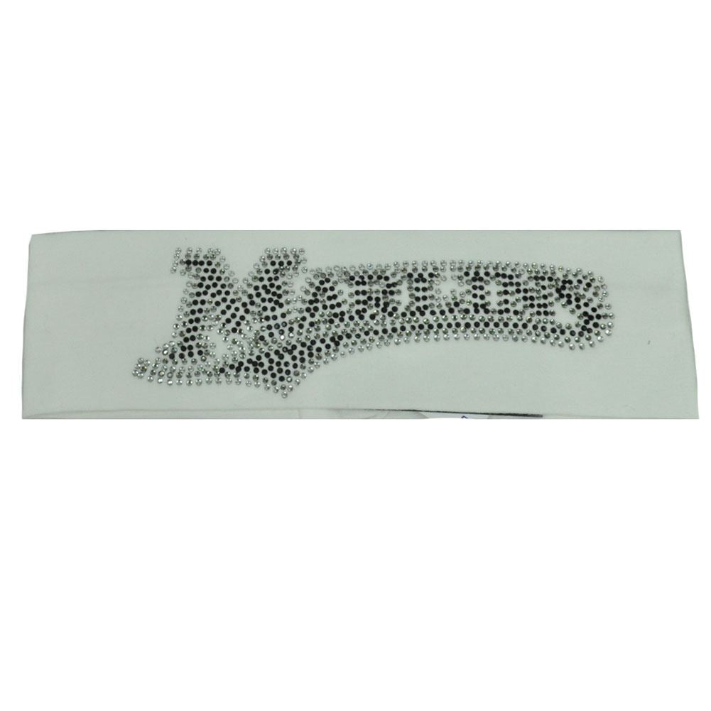 MLB Florida Marlins Baseball Rhinestone Stud Gem Head Band Fashion Hair Piece