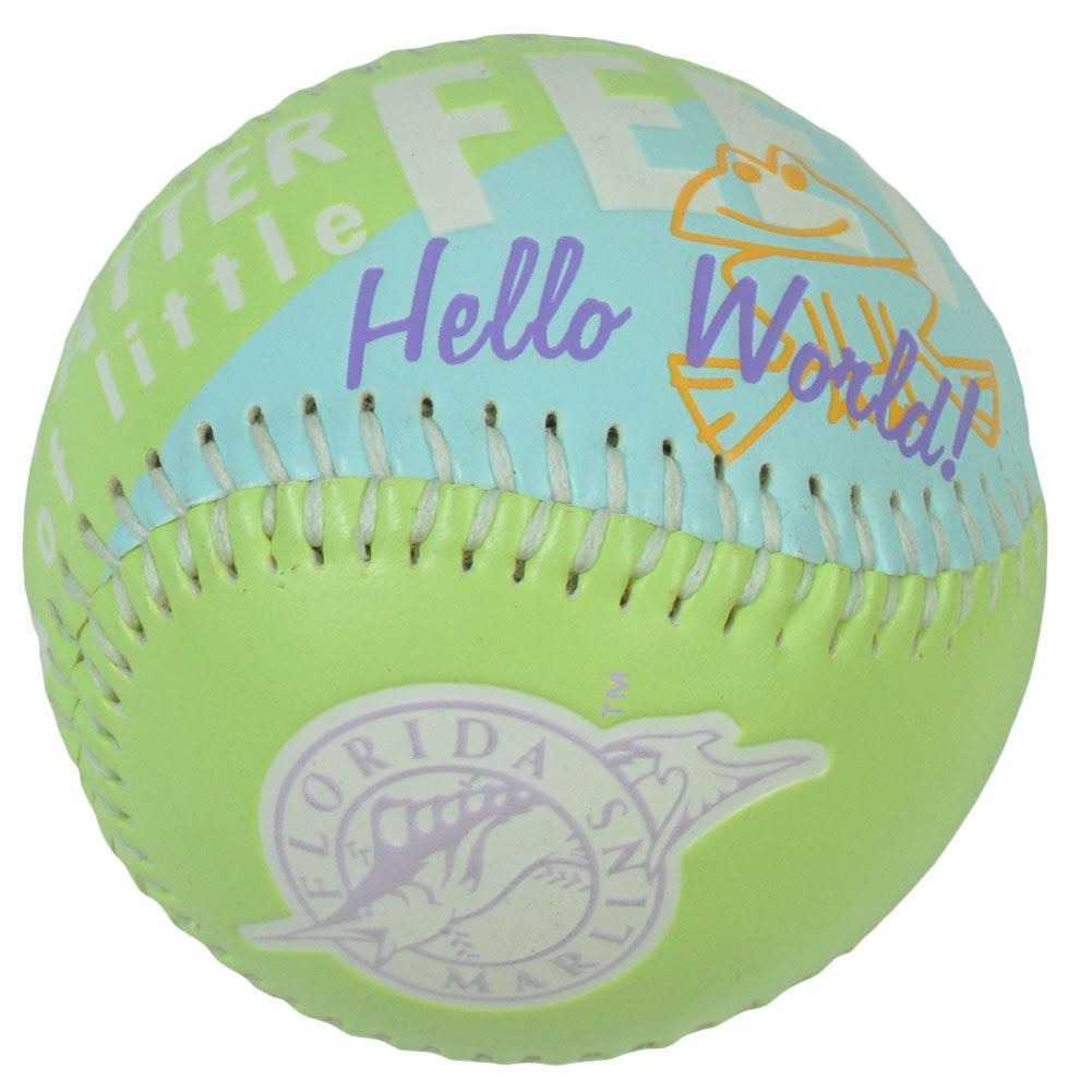 MLB Florida Marlins Babys First Baseball Ball Game Toy New Born Kid Child Pitter