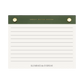 Small Green Gold Rivet Basic Notepad