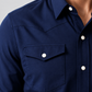 Buki’s Western Tech Shirt - Navy