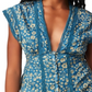 Free People Landy Printed Top Size XS
