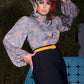Serafina Top in Royal Woods Jersey  | Laura Byrnes & Hope Johnstun