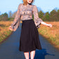 Serafina Top in Royal Woods Jersey  | Laura Byrnes & Hope Johnstun