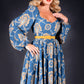 Lucrezia Maxi Gown in Take Me to Galway Crepe | Laura Byrnes & Hope Johnstun