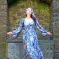 Lucrezia Maxi Gown in Take Me to Galway Crepe | Laura Byrnes & Hope Johnstun