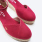 पुबोल कैनवास एस्पैड्रिल वेजेस