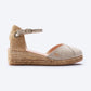 Pubol Premium Fabrics Canvas Espadrille Wedges